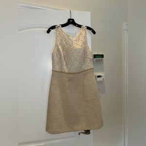 Kay Unger sequin pearl dress